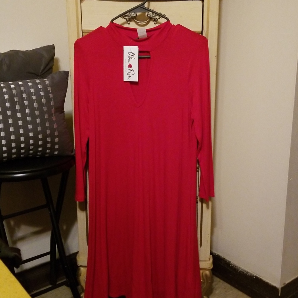 Red dress